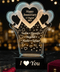 Custom Family Heart Lamp