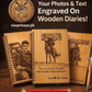 Premium Personalized Wooden Diary