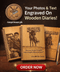 Premium Personalized Wooden Diary
