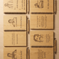 Custom Portrait Engraved Wooden Spiral Notebook