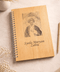 Custom Wooden Portrait Engraved Spiral Notebook