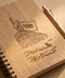 Custom Pakistan Tribute Engraved Wooden Notebook
