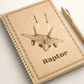 Personalized Aviation Wooden Notebook
