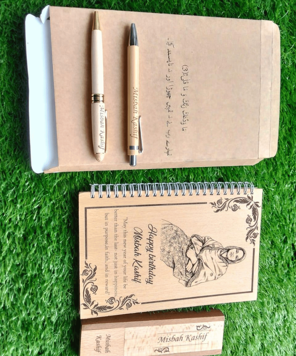 Personalized Notebook Gift Set – Eid & Wedding Gift Pakistan