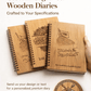Custom Wooden Diary Set